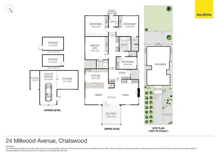 Floorplan of Homely house listing, 24 Millwood Avenue, Chatswood NSW 2067
