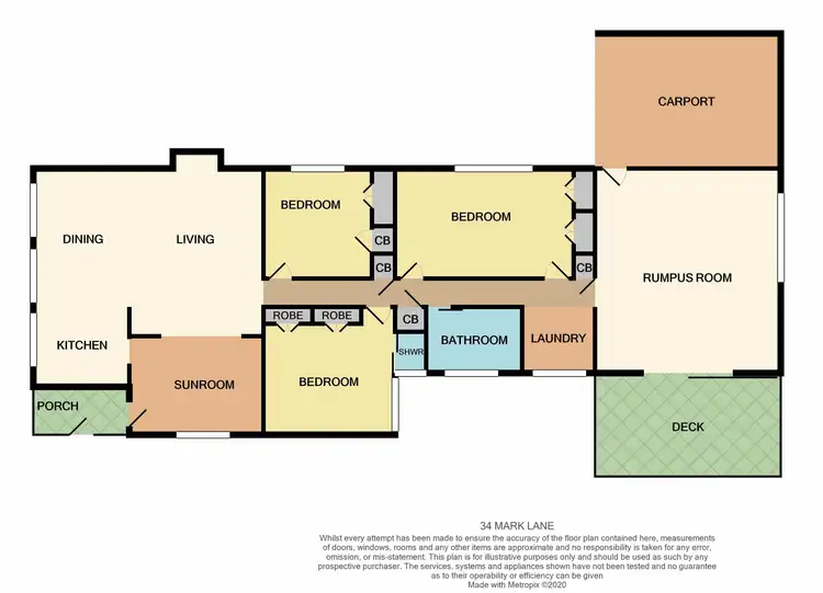 Floorplan of Homely house listing, 34 Mark Lane, Waterford West QLD 4133