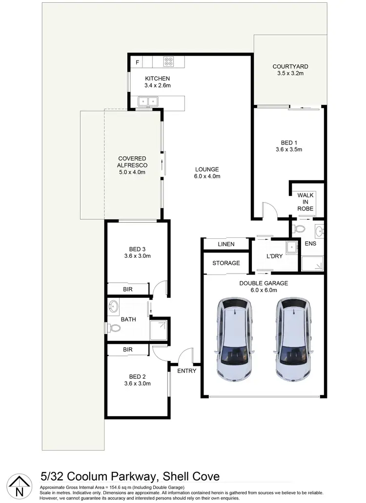 Floorplan of Homely villa listing, 5/32 Coolum Parkway, Shell Cove NSW 2529