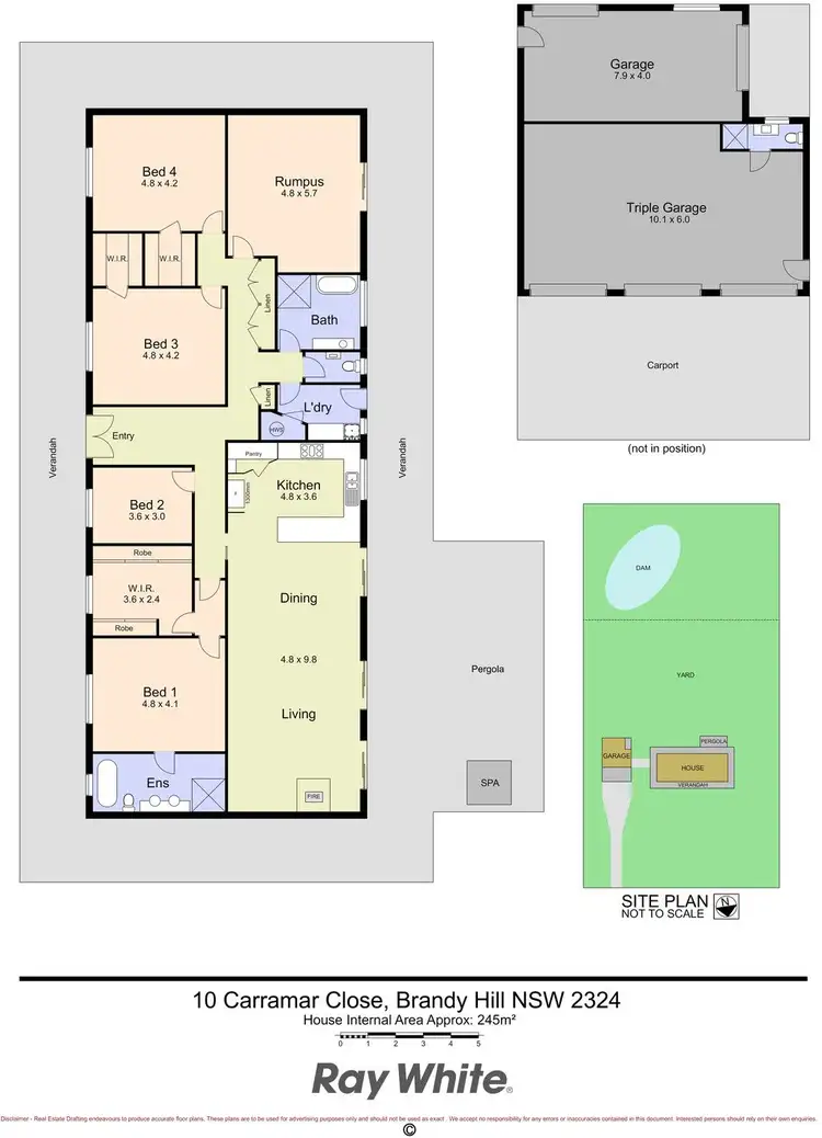 Floorplan of Homely house listing, 10 Carramar Close, Brandy Hill NSW 2324
