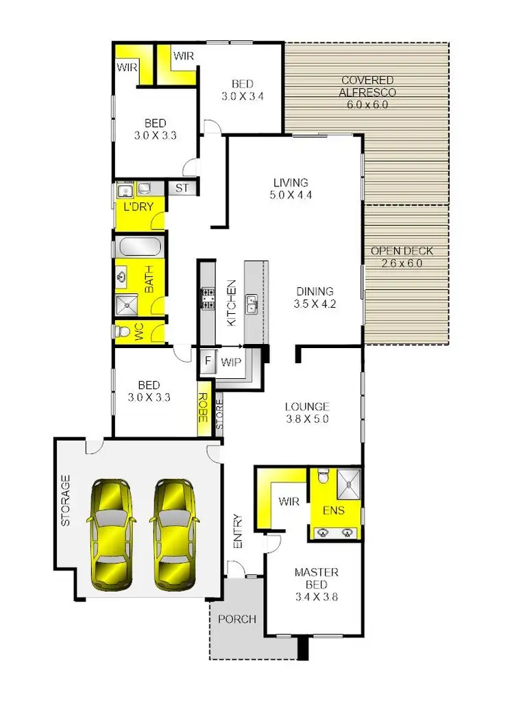 Floorplan of Homely house listing, 20 Wathaurong Drive, Lara VIC 3212