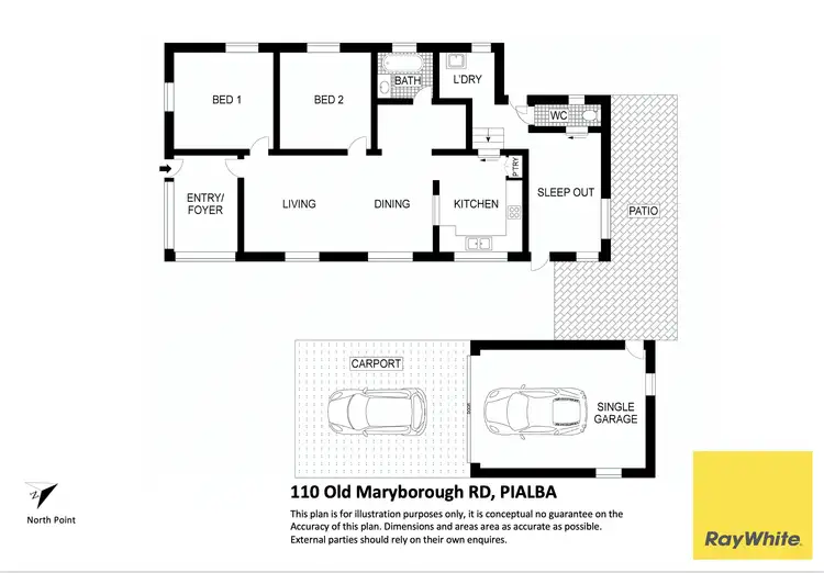Floorplan of Homely house listing, 110 Old Maryborough Road, Pialba QLD 4655