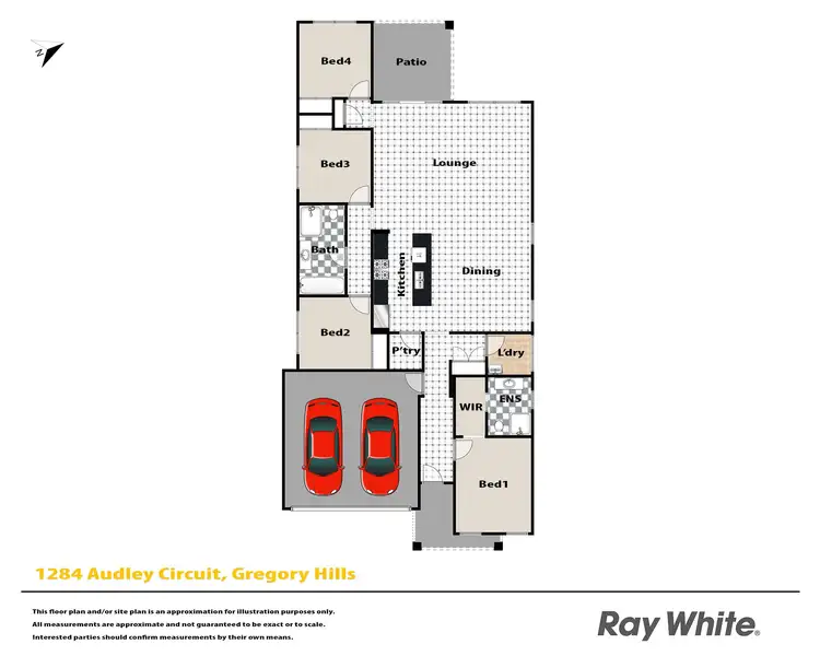 Floorplan of Homely house listing, 1284 Audley Circuit, Gregory Hills NSW 2557