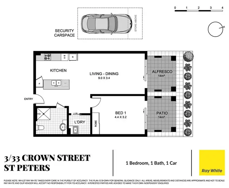 Floorplan of Homely apartment listing, 3/33-37 Crown Street, St Peters NSW 2044