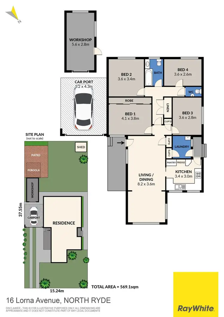 Floorplan of Homely house listing, 16 Lorna Avenue, North Ryde NSW 2113