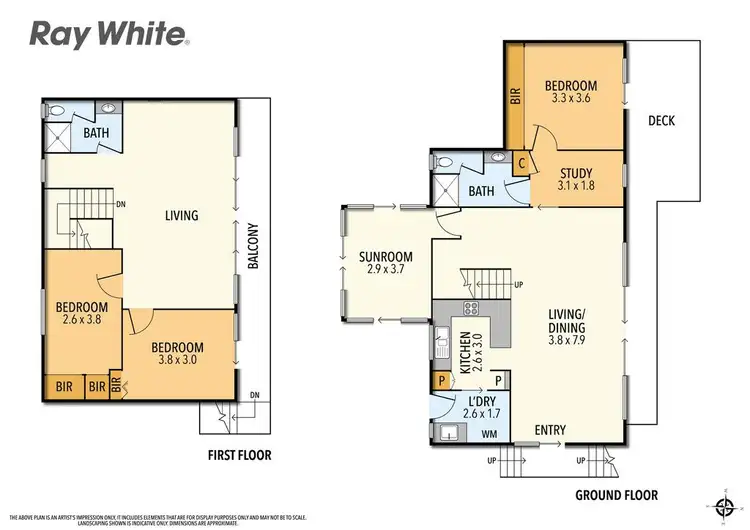 Floorplan of Homely house listing, 1/2-4 Bellavista Road, Cowes VIC 3922