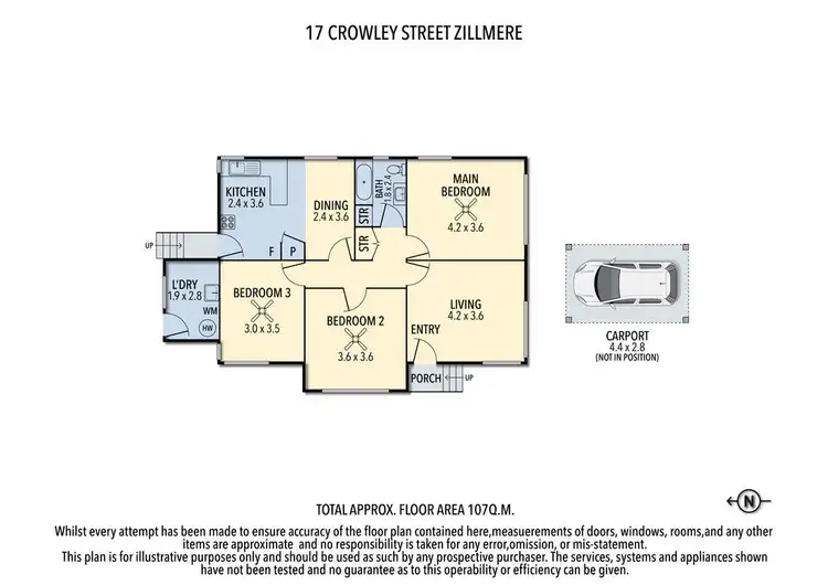 Floorplan of Homely house listing, 17 Crowley Street, Zillmere QLD 4034