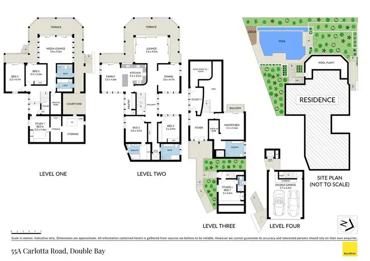 Floorplan of Homely house listing, 55A Carlotta Road, Double Bay NSW 2028