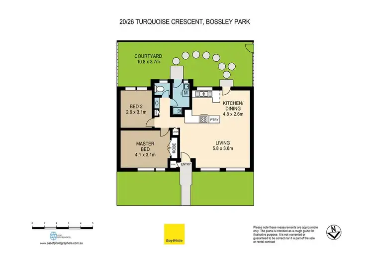 Floorplan of Homely townhouse listing, 20/26 Turquoise Crescent, Bossley Park NSW 2176