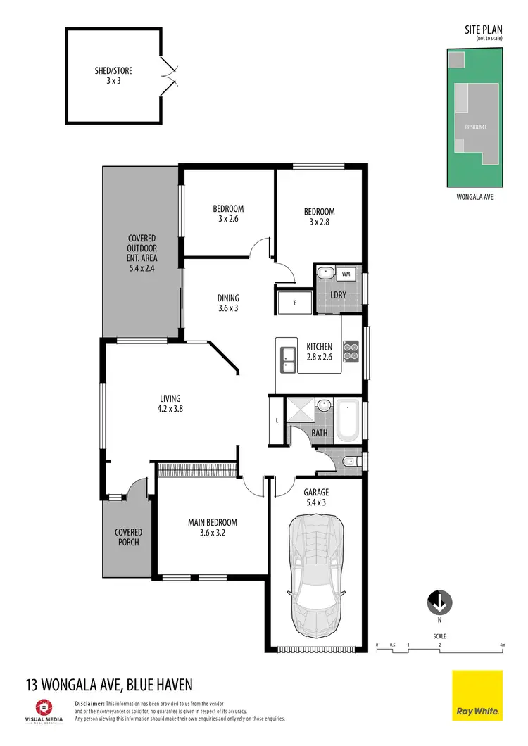 Floorplan of Homely house listing, 13 Wongala Avenue, Blue Haven NSW 2262