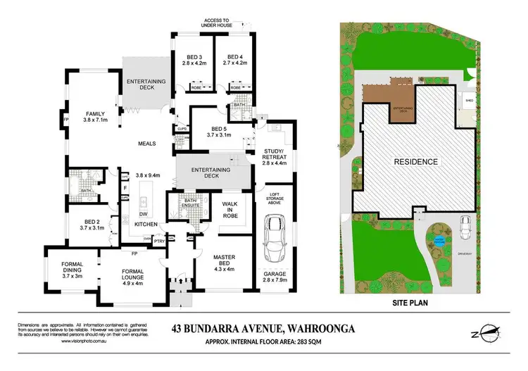 Floorplan of Homely house listing, 43 Bundarra Avenue, Wahroonga NSW 2076