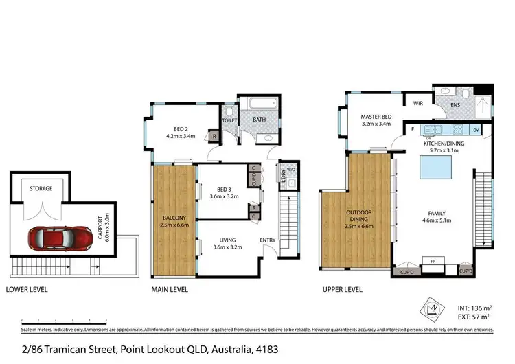 Floorplan of Homely house listing, 2/86 Tramican Street, Point Lookout QLD 4183