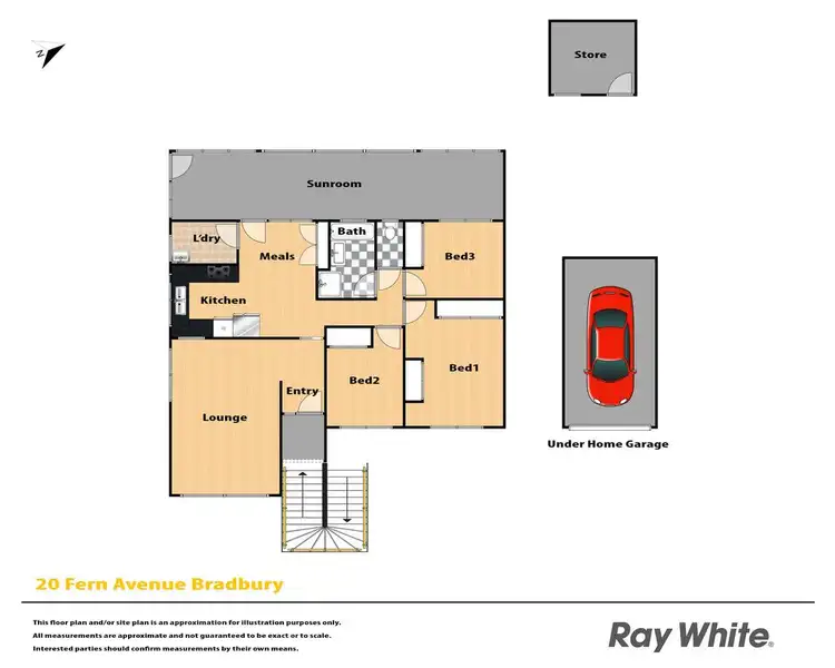Floorplan of Homely house listing, 20 Fern Avenue, Bradbury NSW 2560