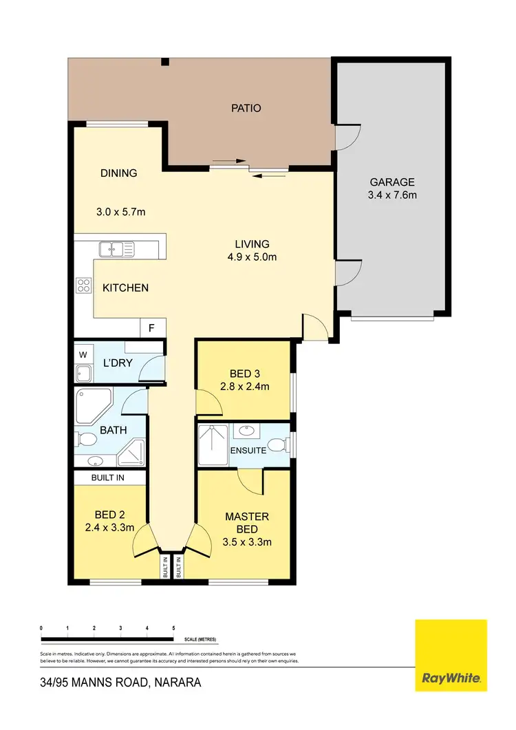 Floorplan of Homely villa listing, 34/95 Manns Road, Narara NSW 2250