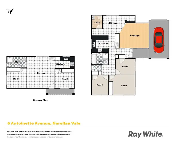 Floorplan of Homely house listing, 6 & 6A Antoinette Avenue, Narellan Vale NSW 2567