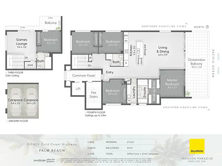 Floorplan of Homely apartment listing, 5/1453 Gold Coast Highway, Palm Beach QLD 4221