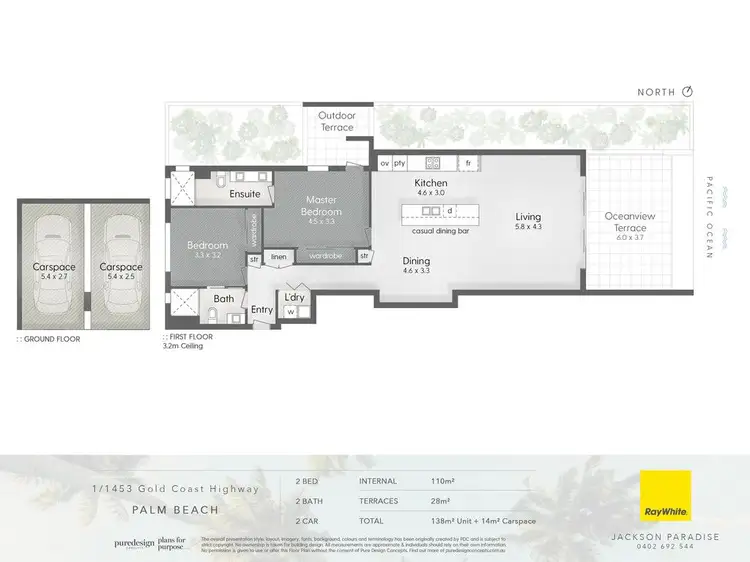 Floorplan of Homely apartment listing, 1-3/1453 Gold Coast Highway, Palm Beach QLD 4221
