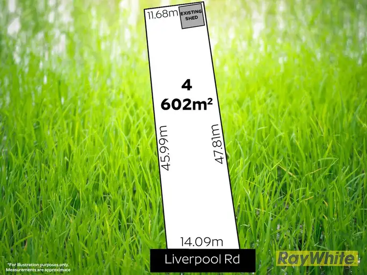 Floorplan of Homely land listing, 4 Liverpool Road, Goolwa North SA 5214