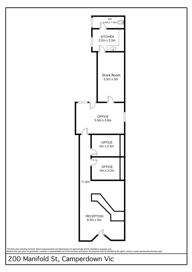 Floorplan of Homely other listing, 200 Manifold Street, Camperdown VIC 3260
