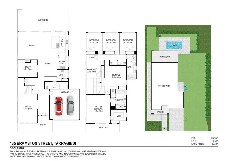 Floorplan of Homely house listing, 135 Bramston Street, Tarragindi QLD 4121