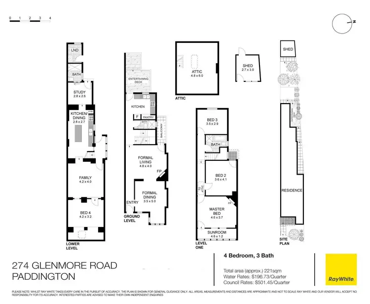 Floorplan of Homely house listing, 274 Glenmore Road, Paddington NSW 2021
