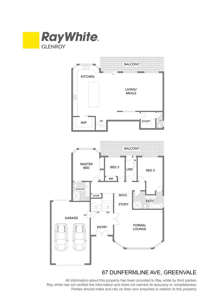 Floorplan of Homely house listing, 67 Dunfermline Avenue, Greenvale VIC 3059