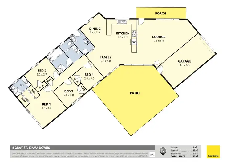 Floorplan of Homely house listing, 5 Gray Street, Kiama Downs NSW 2533