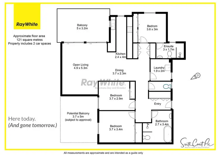 Floorplan of Homely apartment listing, 4/30 Golf Links Drive, Batemans Bay NSW 2536