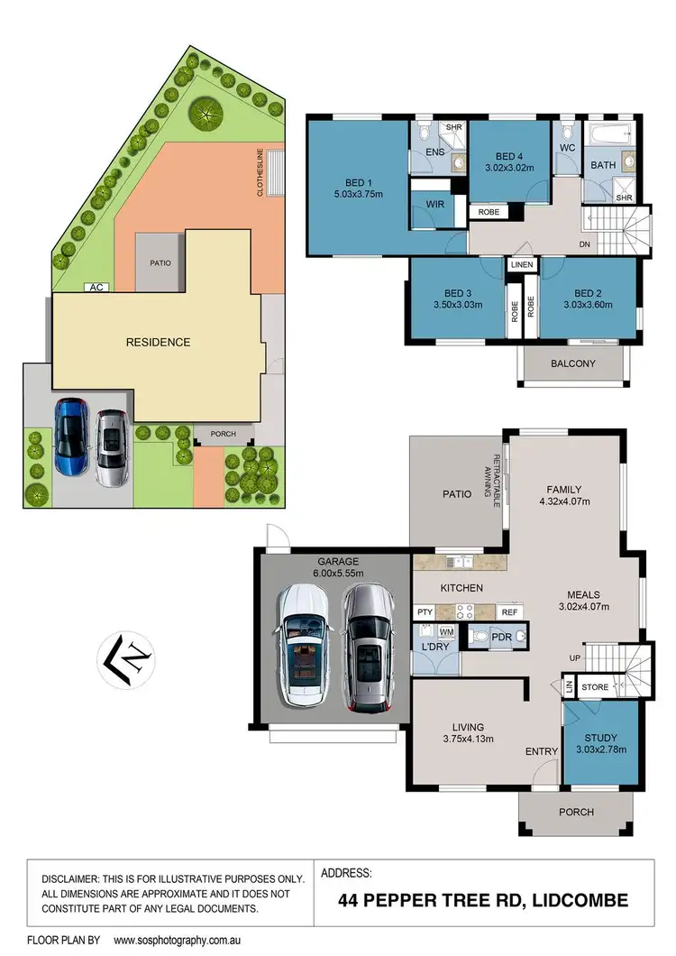 Floorplan of Homely house listing, 44 Pepper Tree Road, Lidcombe NSW 2141