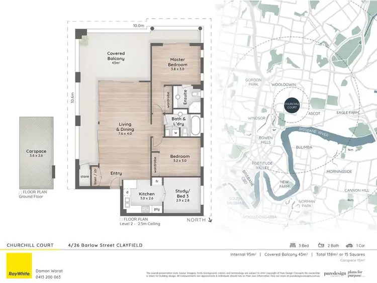 Floorplan of Homely unit listing, 4/26 Barlow Street, Clayfield QLD 4011