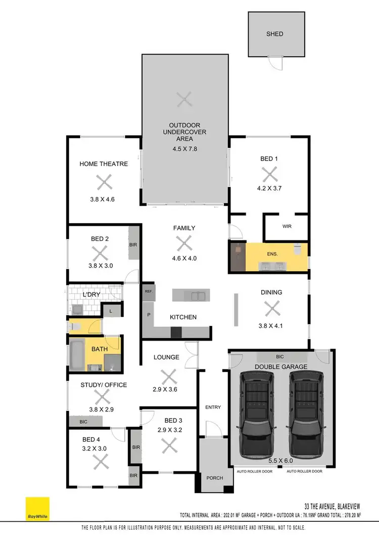 Floorplan of Homely house listing, 33 The Avenue, Blakeview SA 5114