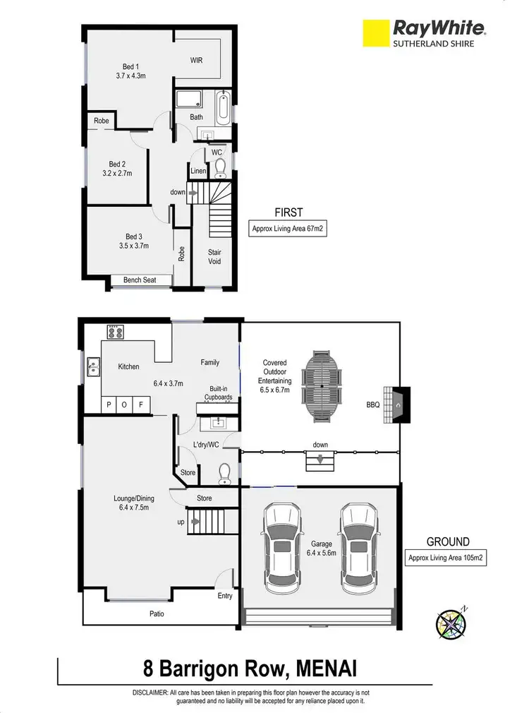 Floorplan of Homely house listing, 8 Barrigon Row, Menai NSW 2234