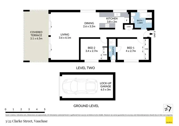 Floorplan of Homely apartment listing, 3/22 Clarke Street, Vaucluse NSW 2030