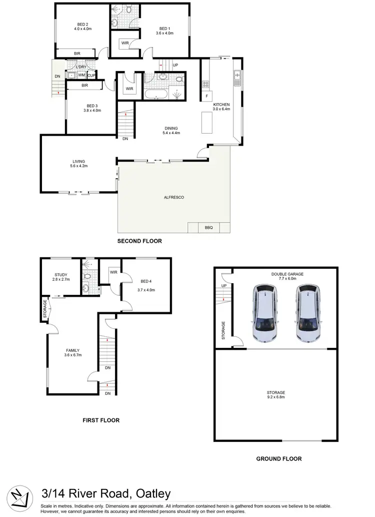 Floorplan of Homely house listing, 3/14 River Road, Oatley NSW 2223