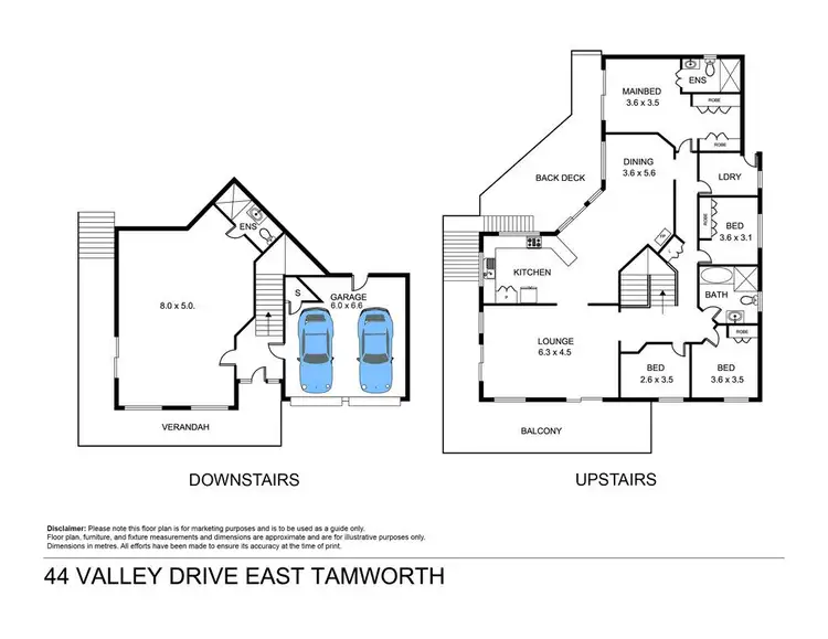 Floorplan of Homely house listing, 44 Valley Drive, Tamworth NSW 2340