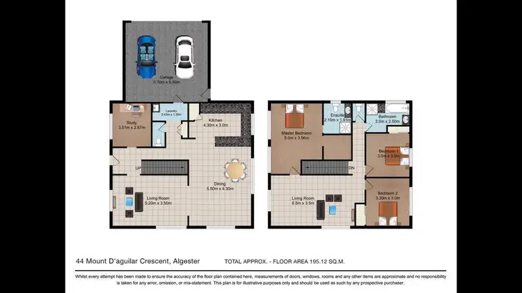 Floorplan of Homely house listing, 44 Mount D'aguilar Crescent, Algester QLD 4115