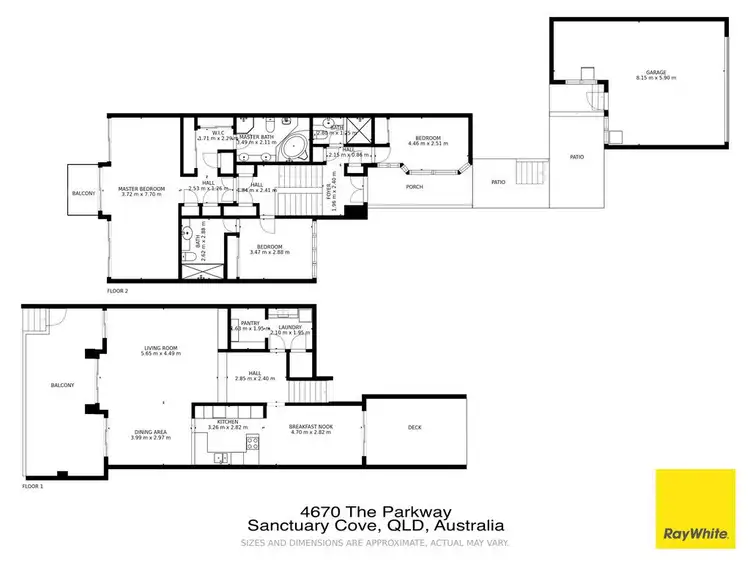 Floorplan of Homely house listing, 4670 The Parkway, Sanctuary Cove QLD 4212