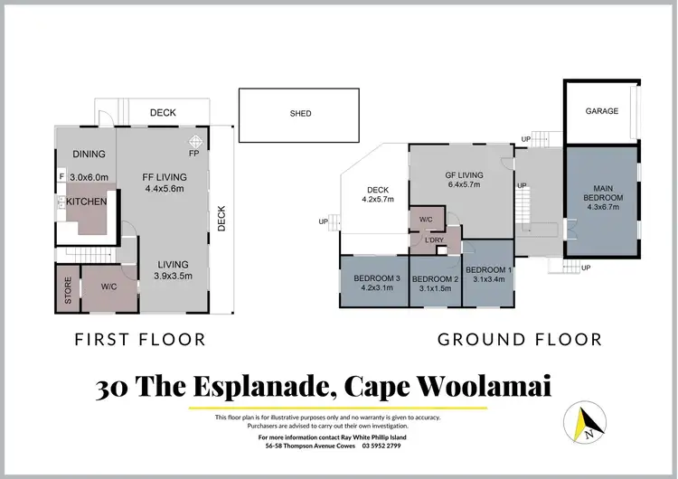 Floorplan of Homely house listing, 30 The Esplanade, Cape Woolamai VIC 3925