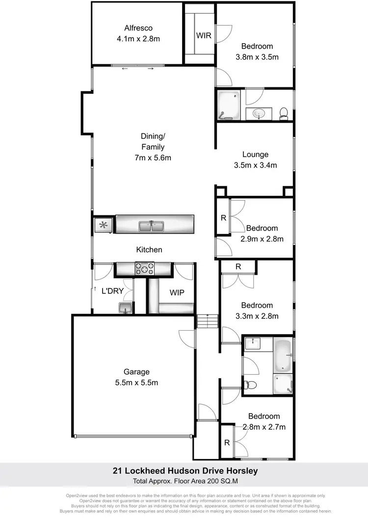 Floorplan of Homely house listing, 21 Lockheed Hudson Drive, Horsley NSW 2530