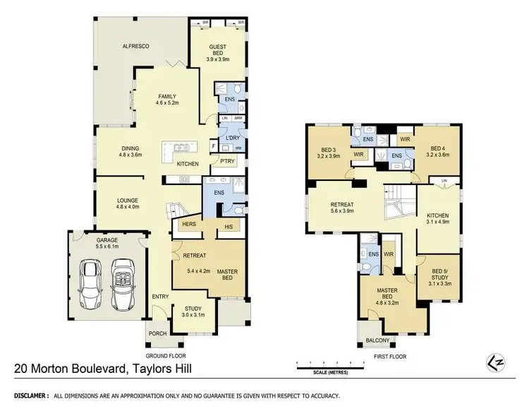 Floorplan of Homely house listing, 20 Morton Boulevard, Taylors Hill VIC 3037