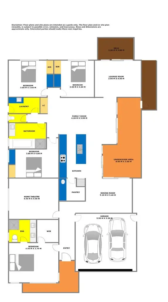 Floorplan of Homely house listing, 14 Rosecrea Court, Glenmore Park NSW 2745