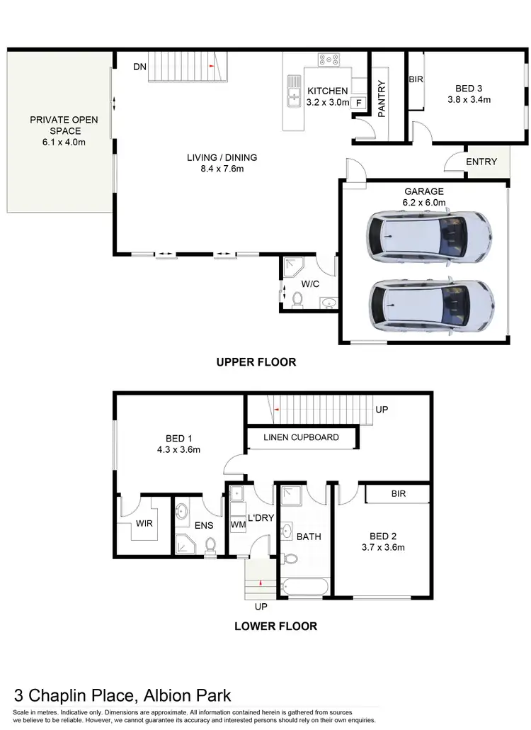 Floorplan of Homely house listing, 3 Chaplin Place, Albion Park NSW 2527