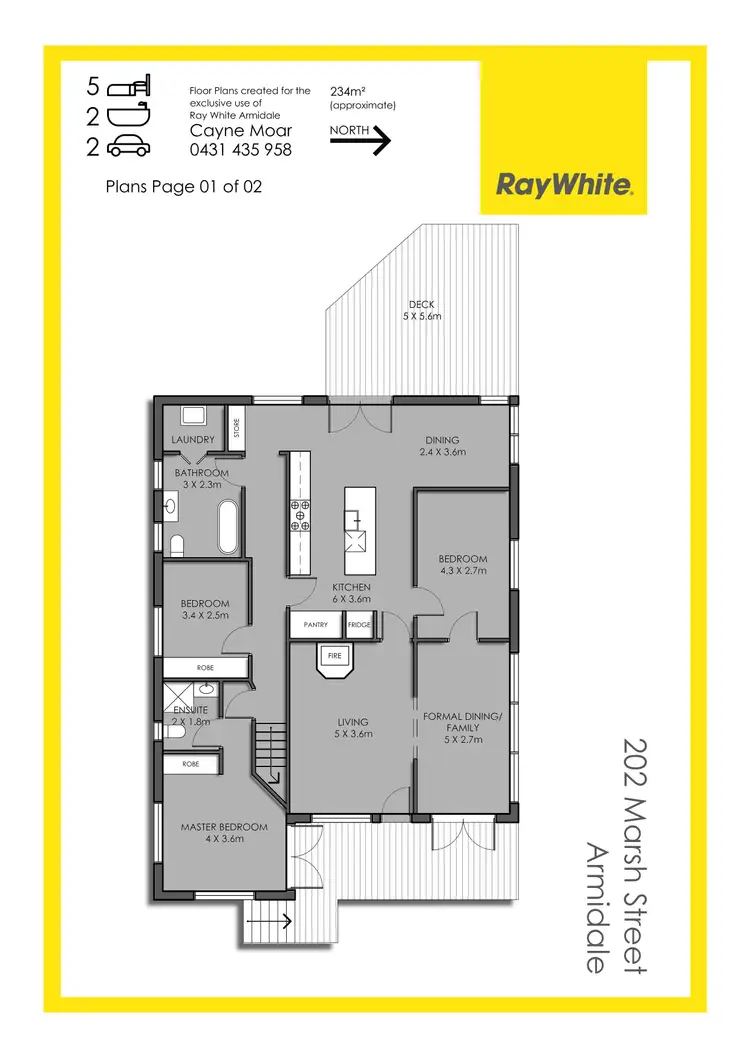Floorplan of Homely house listing, 202 Marsh Street, Armidale NSW 2350