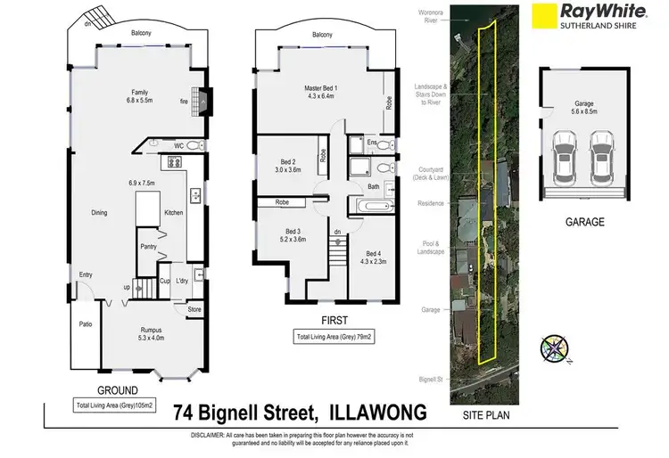 Floorplan of Homely house listing, 74 Bignell Street, Illawong NSW 2234