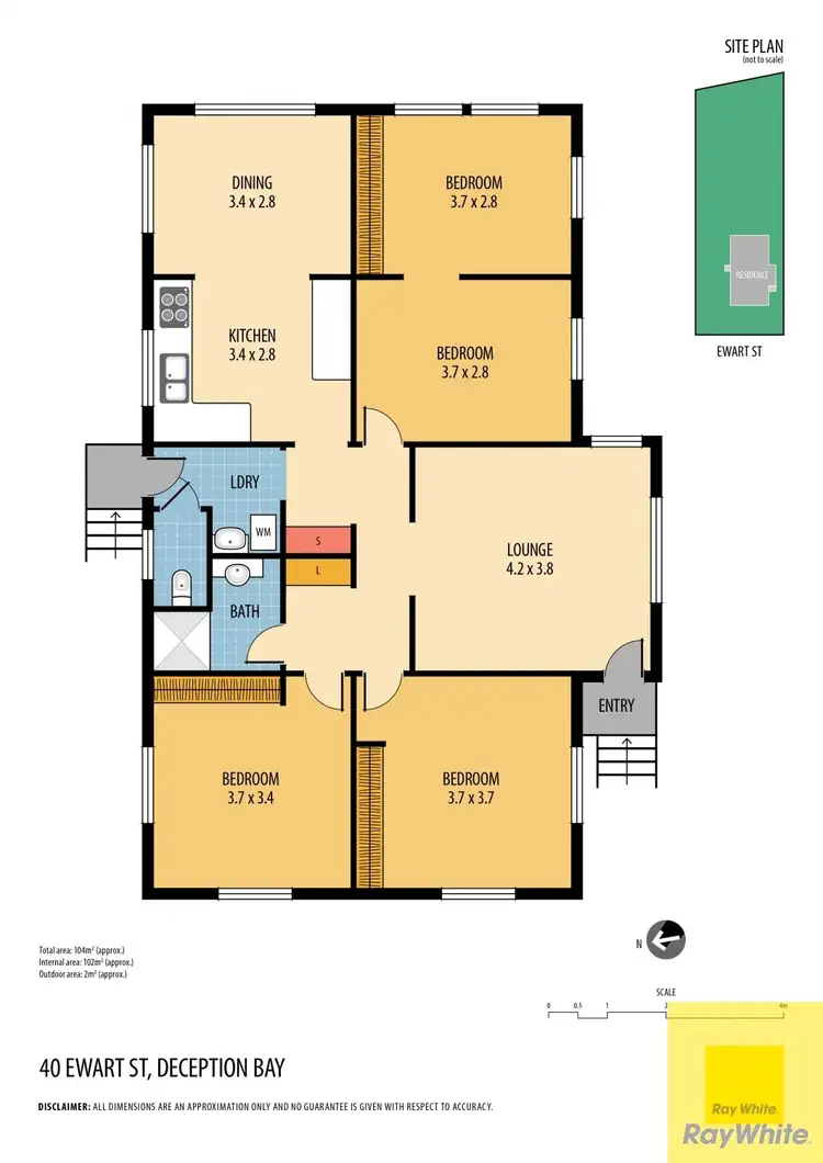 Floorplan of Homely house listing, 40 Ewart Street, Deception Bay QLD 4508