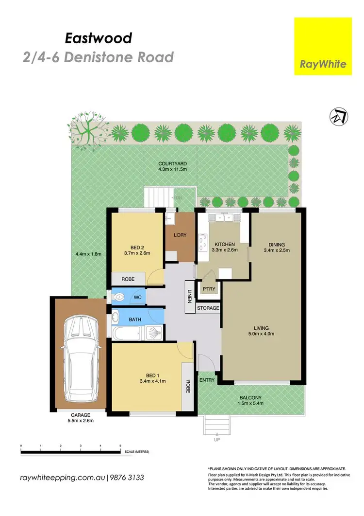 Floorplan of Homely villa listing, 2/4-6 Denistone Road, Eastwood NSW 2122