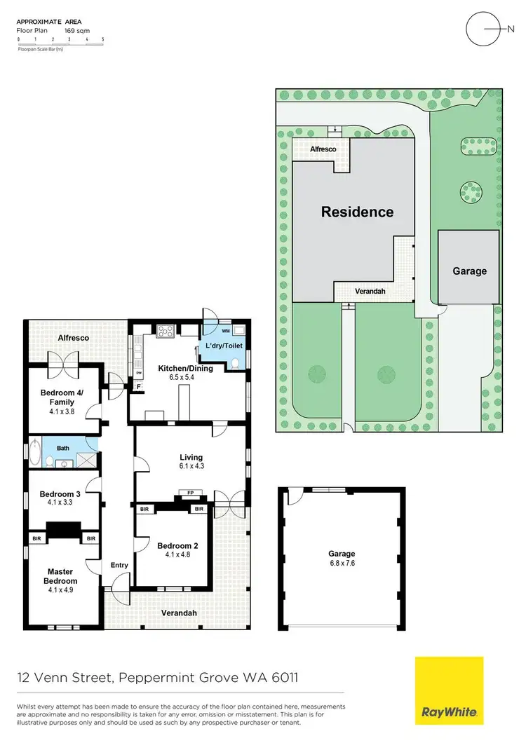Floorplan of Homely house listing, 12 Venn Street, Peppermint Grove WA 6011