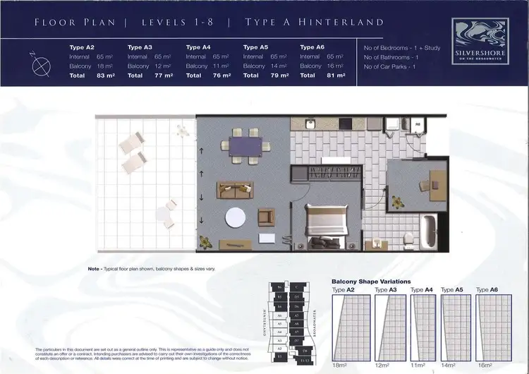 Floorplan of Homely unit listing, 403/430 Marine Parade, Biggera Waters QLD 4216
