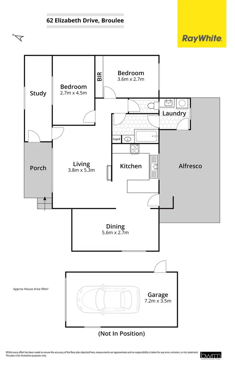 Floorplan of Homely house listing, 62 Elizabeth Drive, Broulee NSW 2537