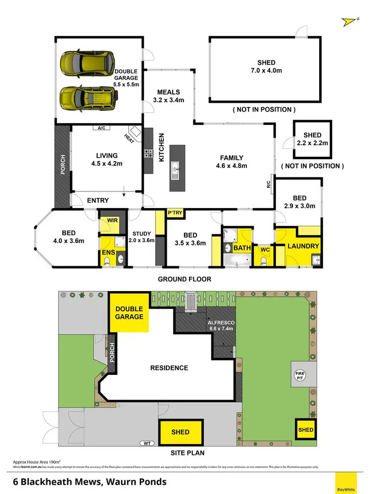 Floorplan of Homely house listing, 6 Blackheath Mews, Waurn Ponds VIC 3216